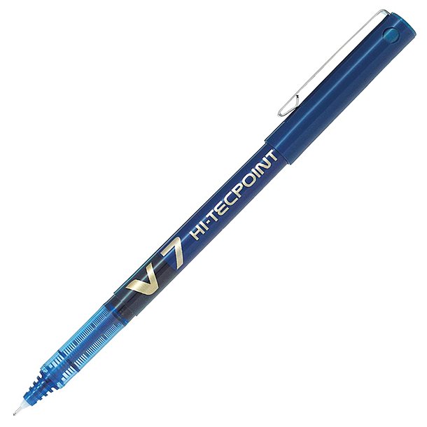 BOLÍGRAFO ROTULADOR CAPUCHÓN ROLLER PILOT V-7 AZUL