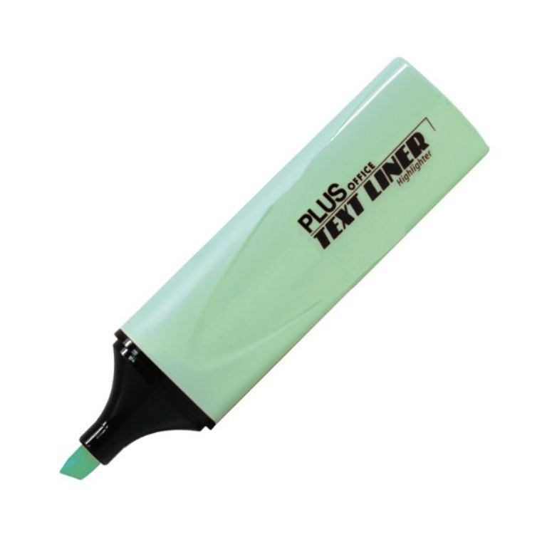 MARCADOR FLUORESCENTE PLUS OFFICE TEXTLINER 3.2 VERDE PASTEL
