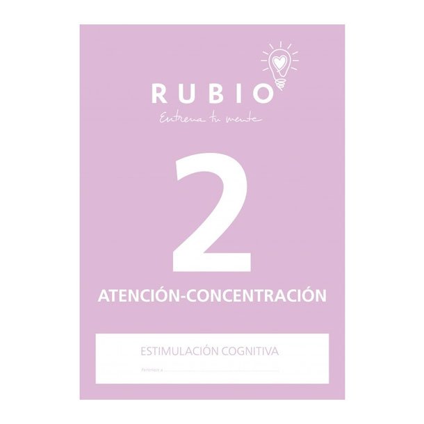 CUADERNO RUBIO ESTIMULACIÓN CREATIVA ATENCIÓN CONCENTRACIÓN 2 A4