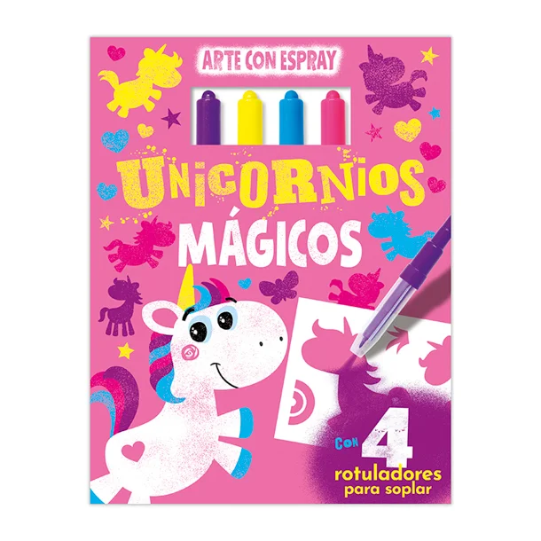 LIBRO EDUC IMAGILAND SPRAY UNICORNIOS