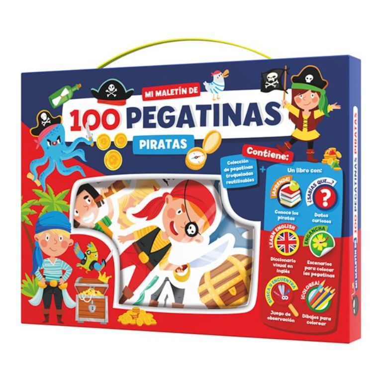 JUEGO EDUCATIVO IMAGILAND 100 PEGATINAS PIRATAS
