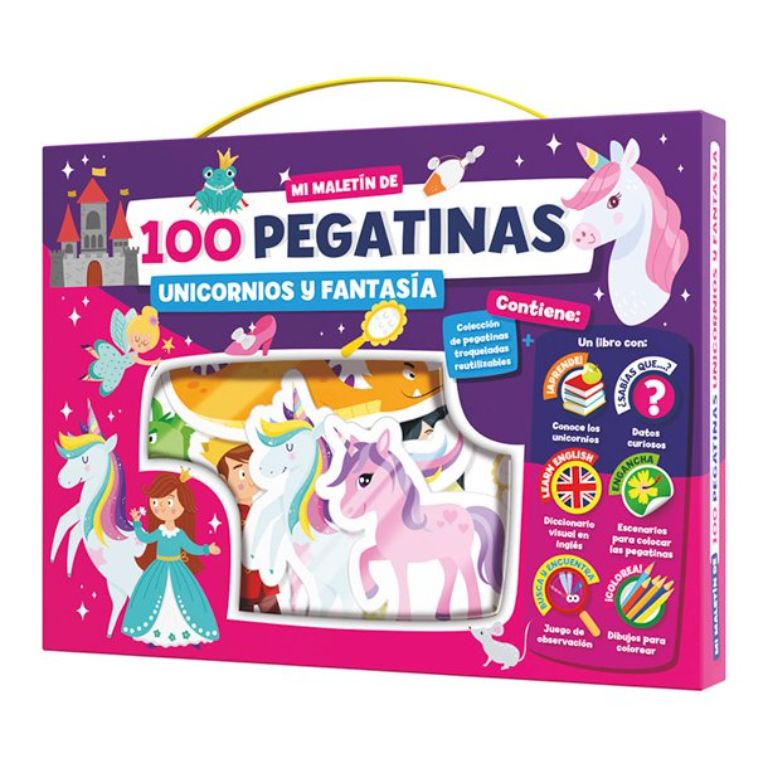 JUEGO EDUCATIVO IMAGILAND 100 PEGATINAS UNICORNIOS Y FANTASÍA
