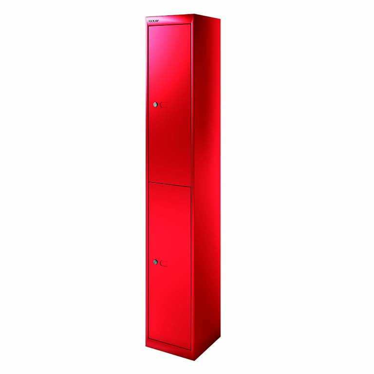 TAQUILLA BISLEY 2 PUERTAS 300X1800X300 MM ROJO
