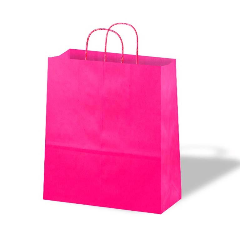 BOLSA PAPEL ASAS CACERES 32X42 ROSA